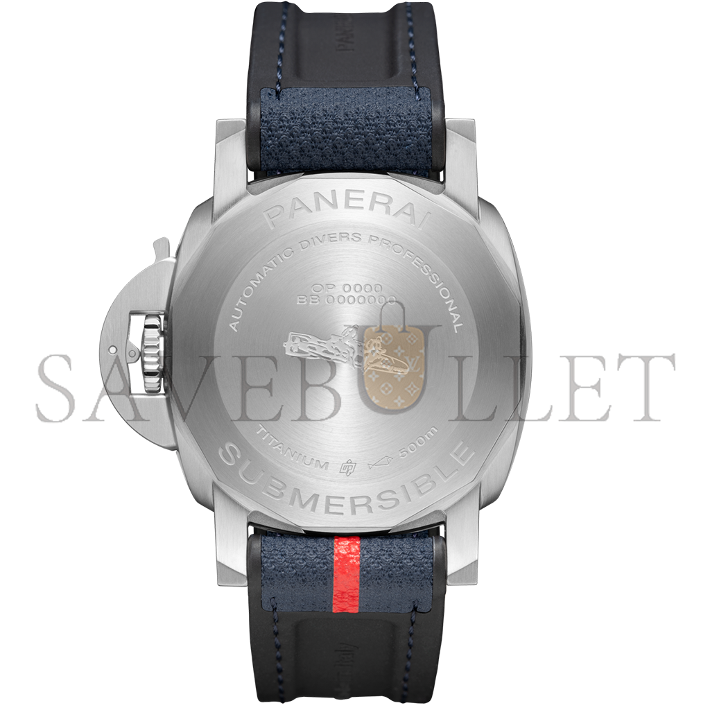 PANERAI SUBMERSIBLE GMT LUNA ROSSA TITANIO PAM01507 PANERAI SUBMERSIBLE GMT LUNA ROSSA TITANIO PAM01507